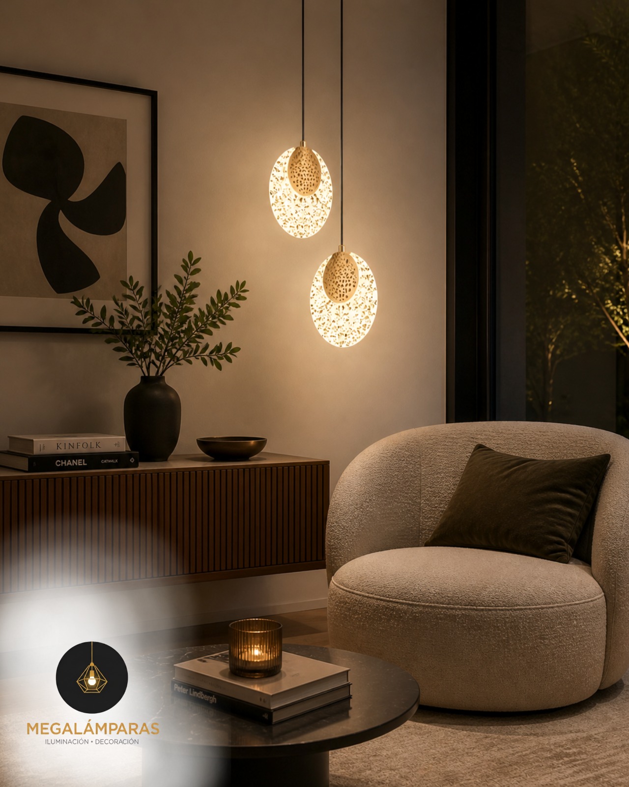 Scallop gold/acrílico 3CCT 12W